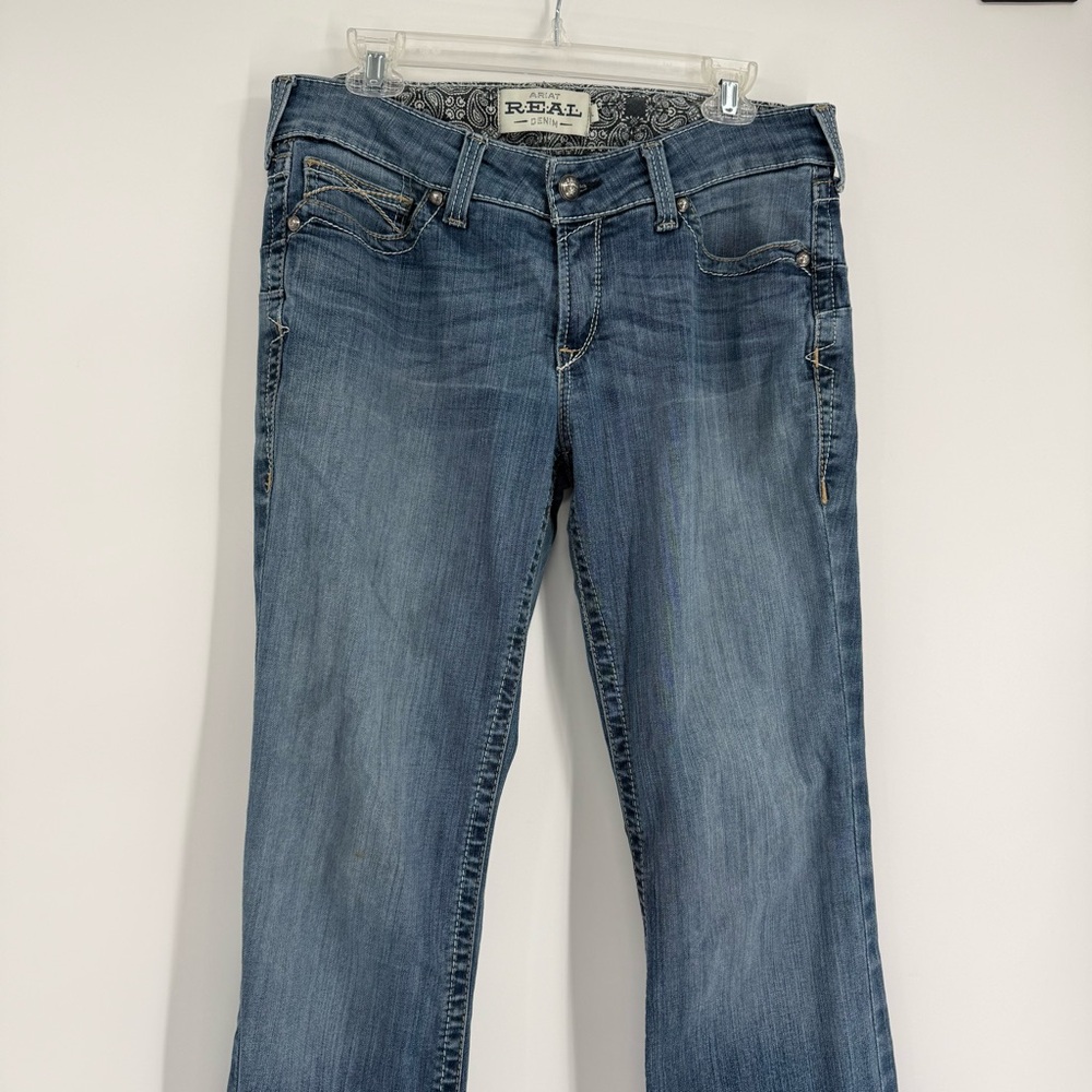Women’s Dark Blue Flared Jeans - Unbranded - Picture 4 of 11